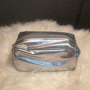 Silver Bare Minerals  Makeup Bag